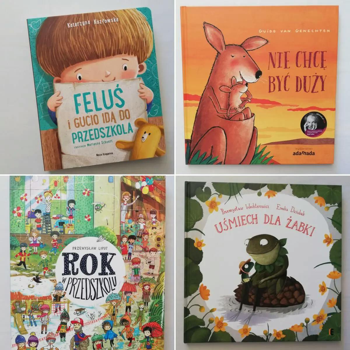 Książki z PnŚ 14 maja 2018 - adaptacja w przedszkolu, żłobku, rozłąka z rodzicami
