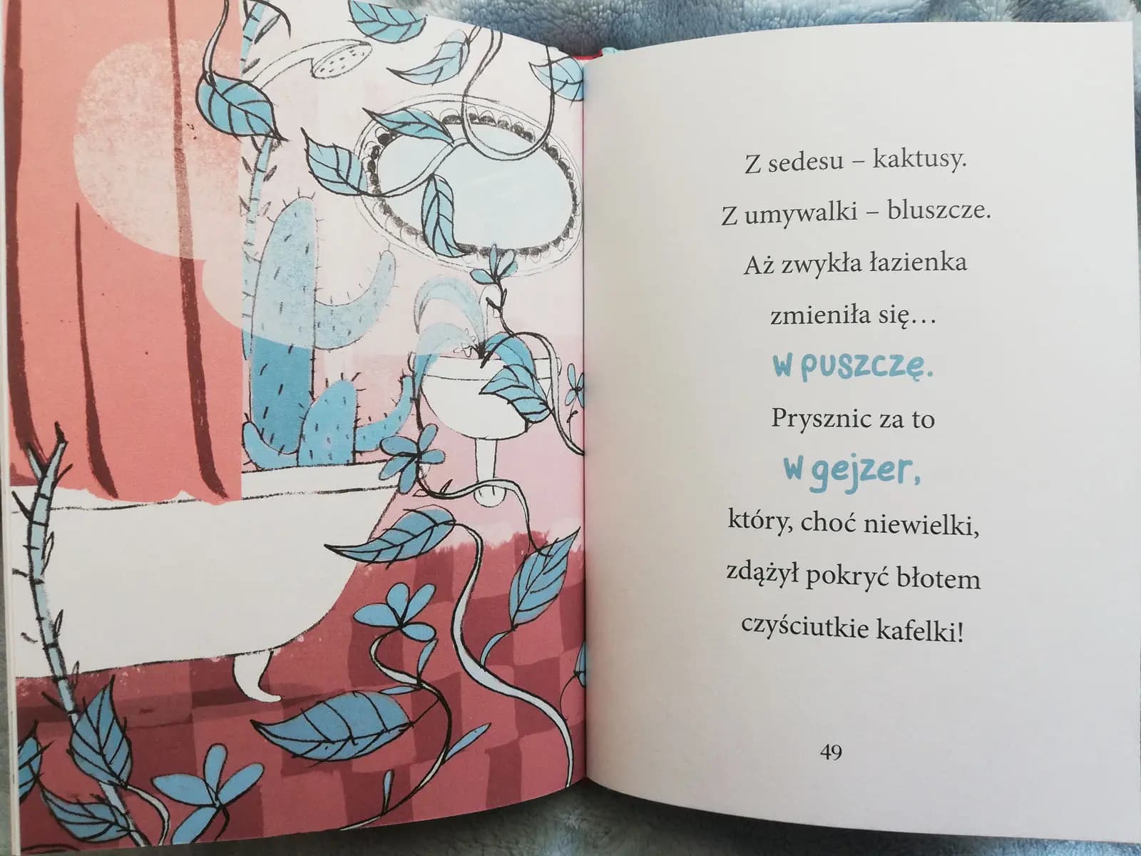 kwiatki w łazience