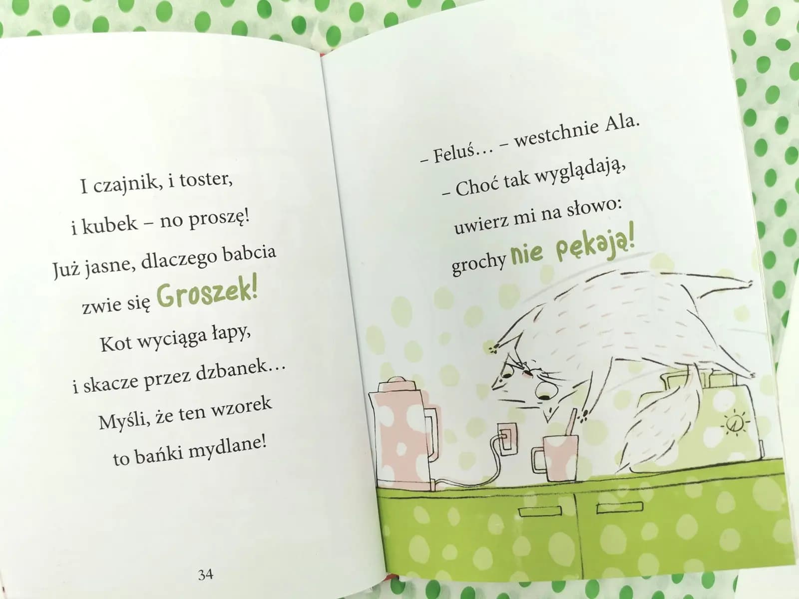 Feluś Kocimiętki poznaje Babcię Groszek
