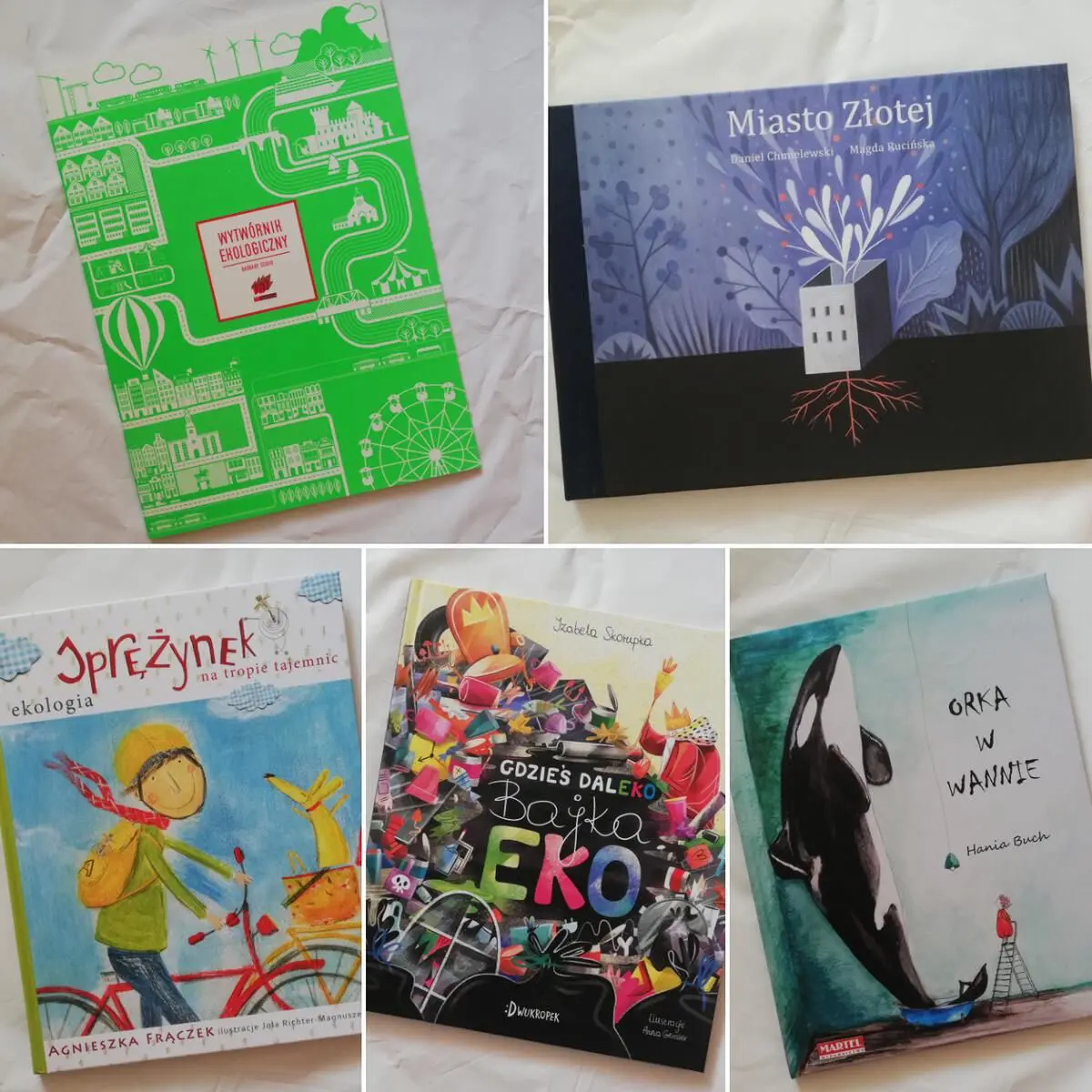 Książki z PnŚ 23 stycznia 2019 - ekologia na wesoło