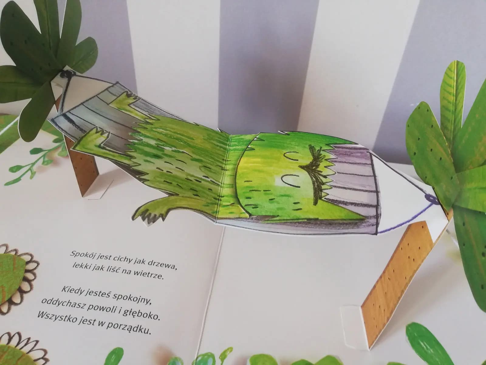Kolorowy potwór pop-up