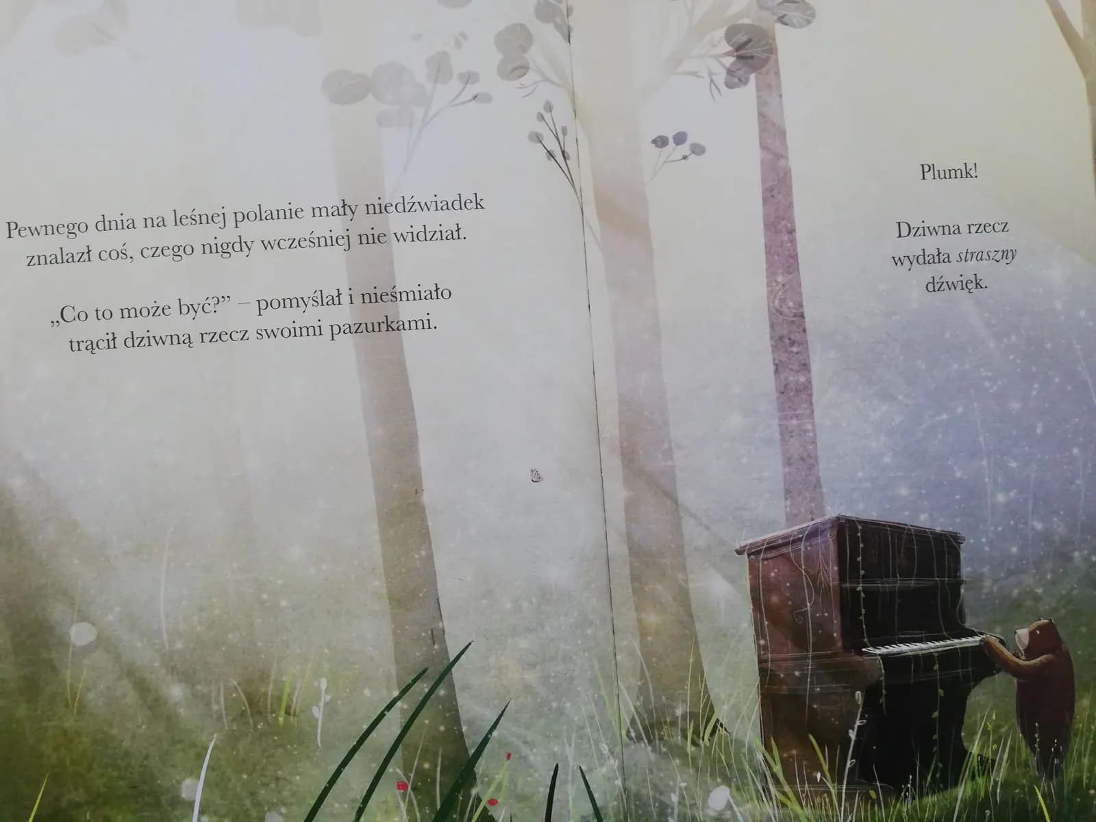 niedźwiedź i pianino