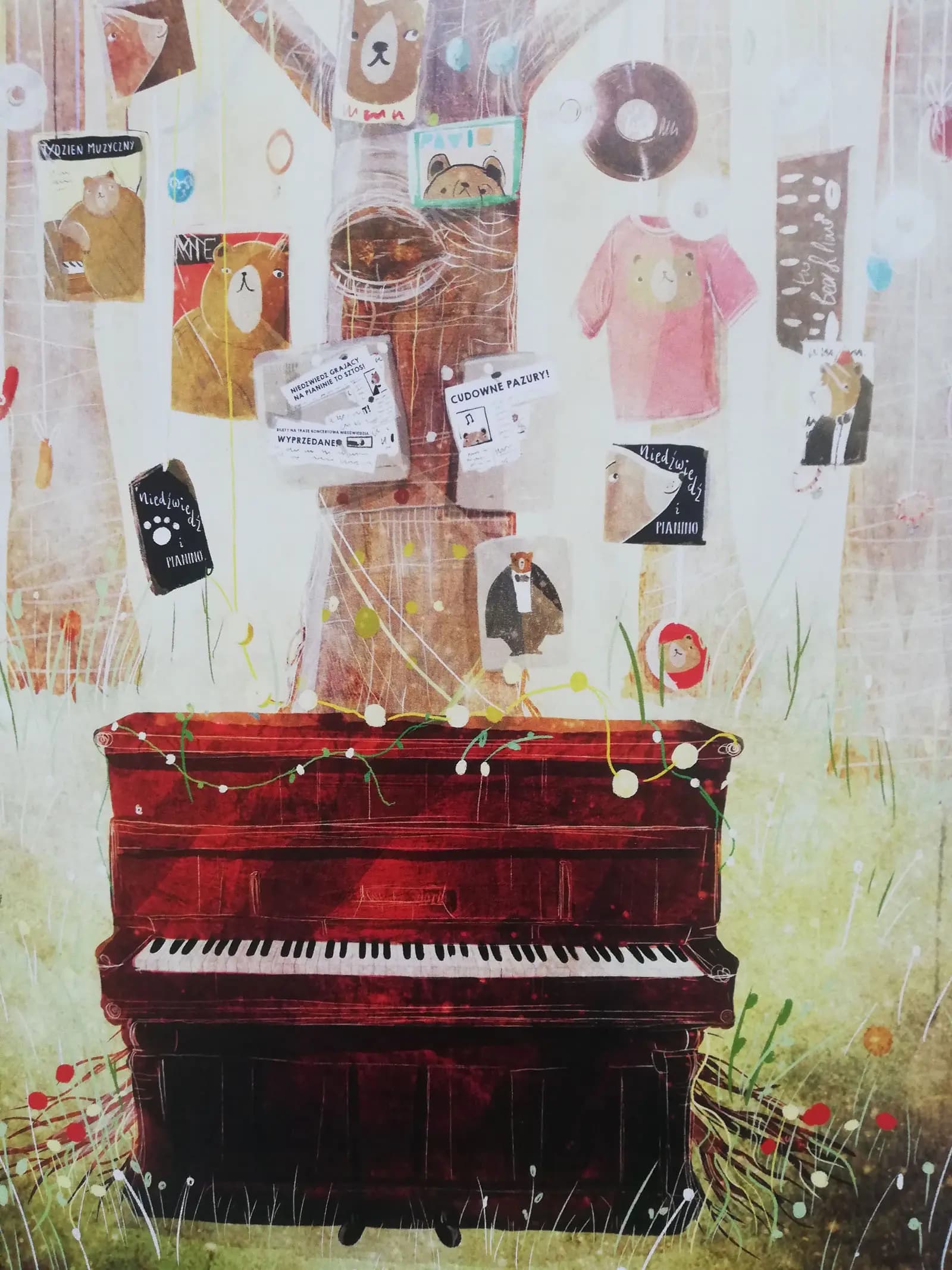 niedźwiedź i pianino