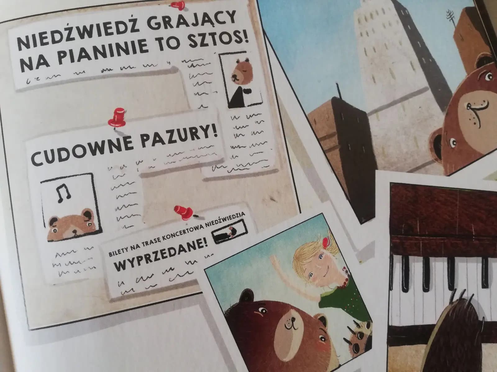 niedźwiedź i pianino