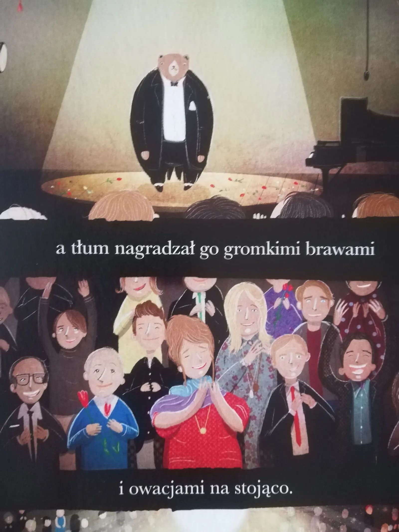 niedźwiedź i pianino