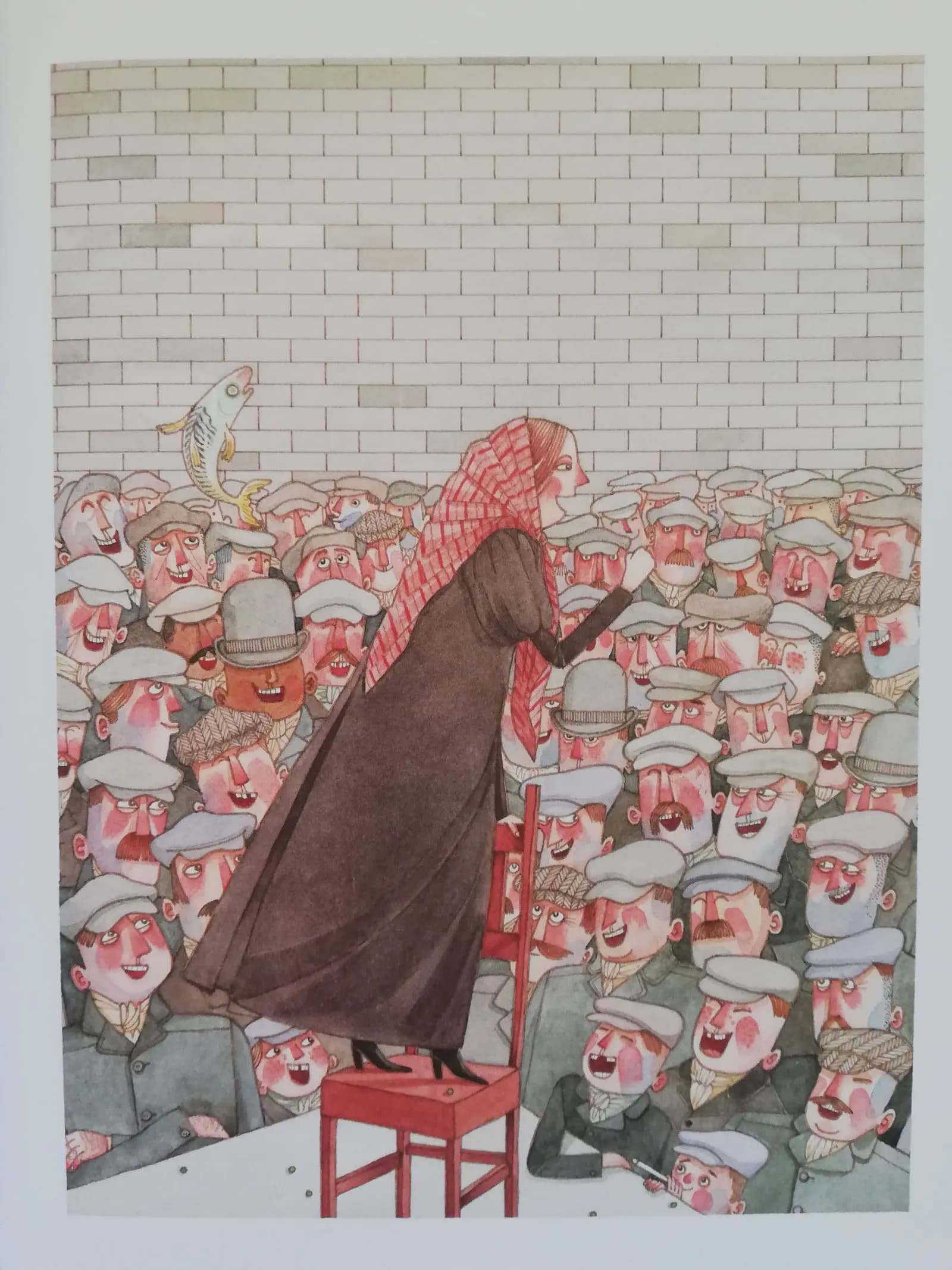 przemawianie nie było łatwe...