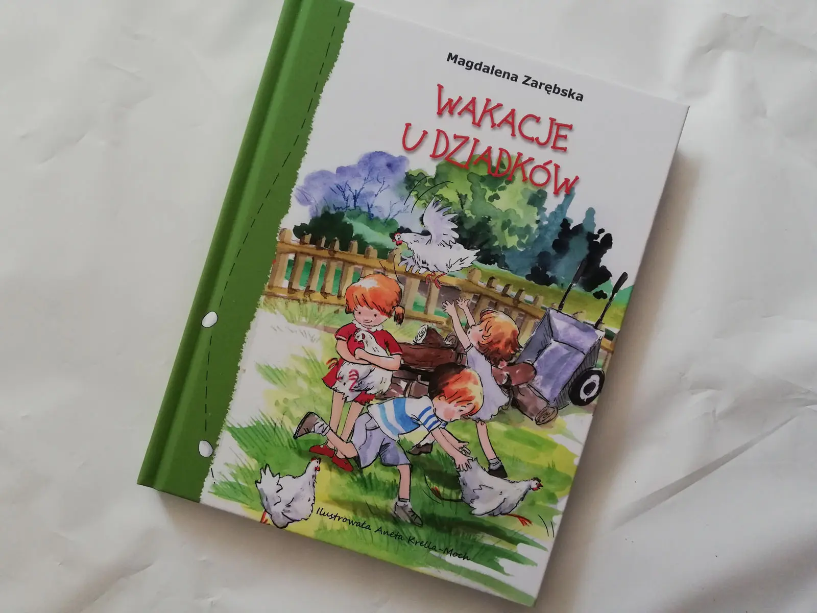 trojaczki na wakacjach u dziadków
