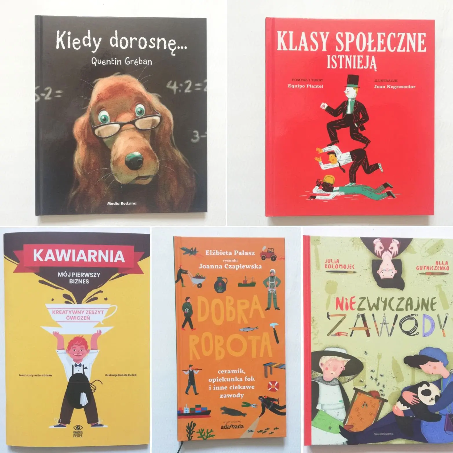 Książki z PnŚ 1 maja 2019 - kim będziesz, kiedy dorośniesz? niesamowite zawody
