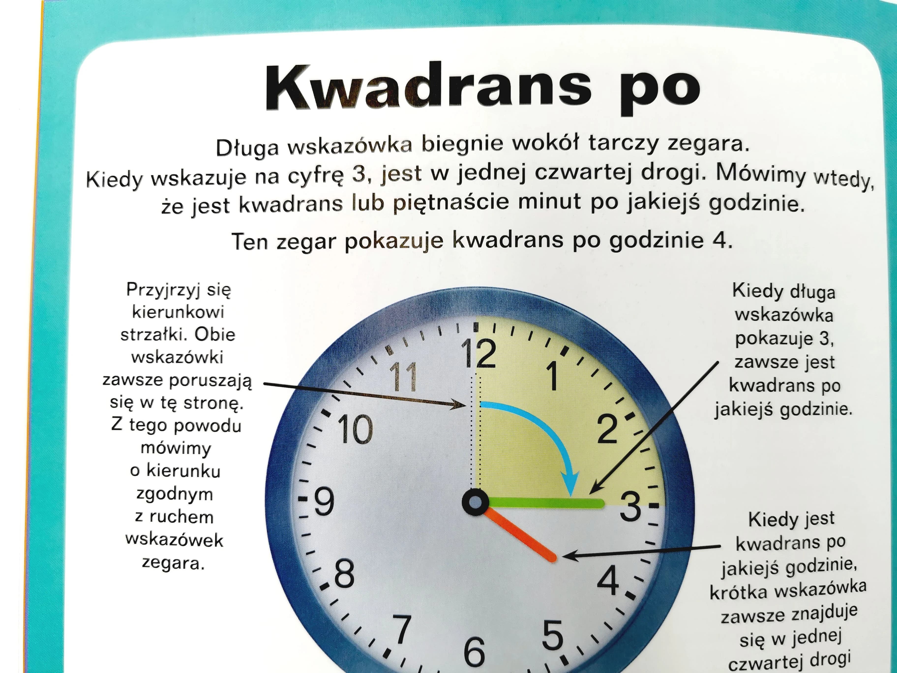 Która godzina? Zeszyt z naklejkami