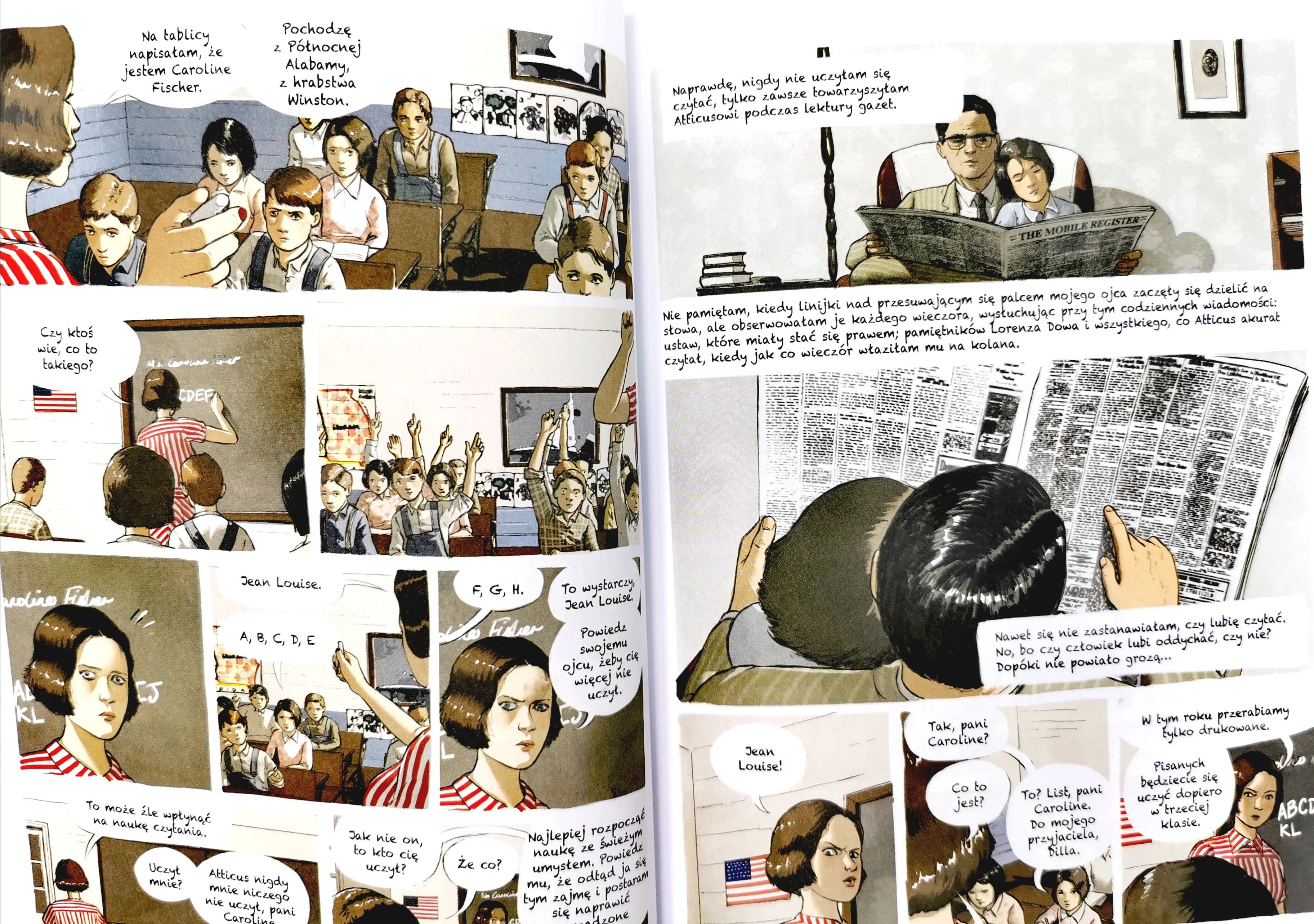 Zabić drozda. Powieść graficzna. Komiks