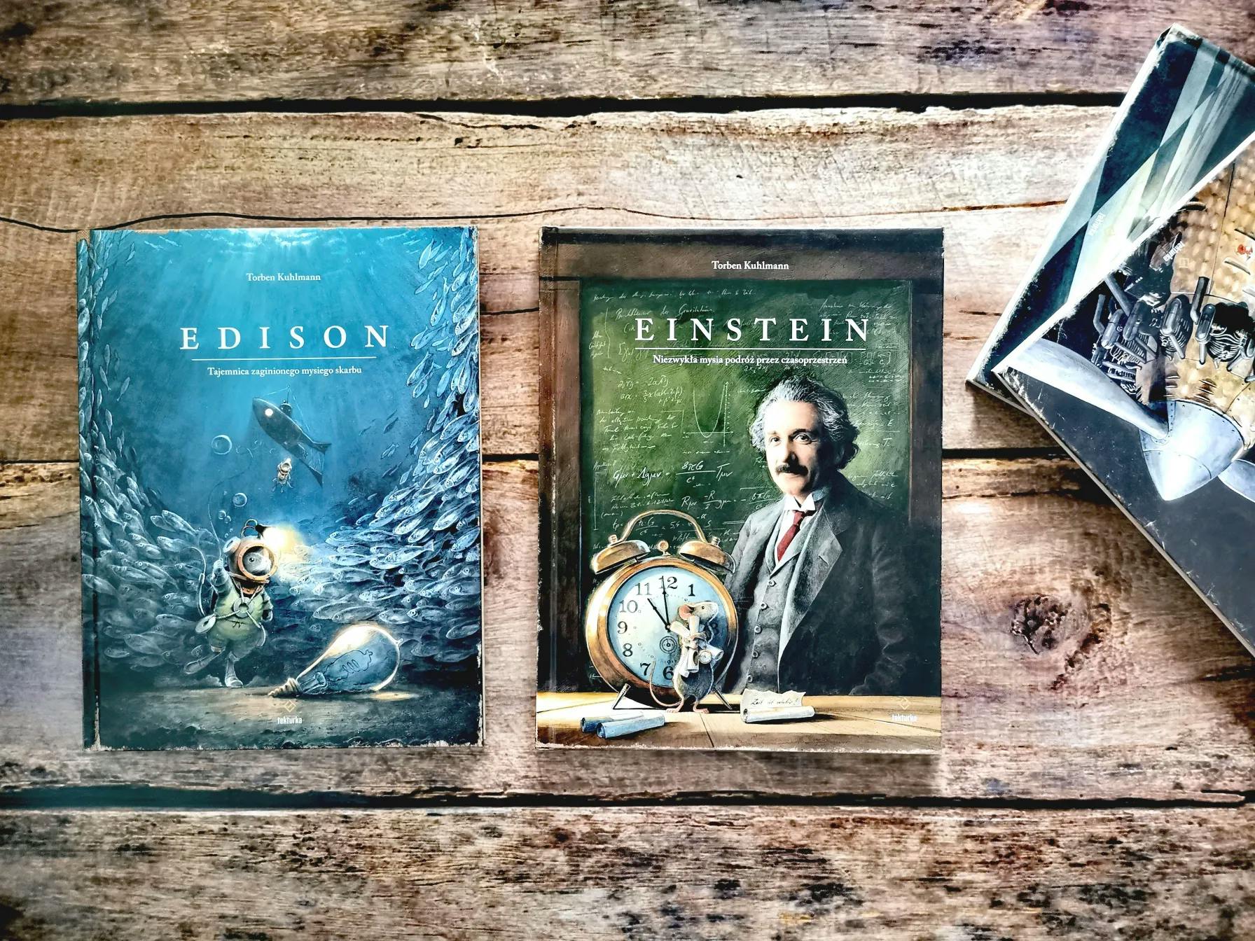 Edison i Einstein - nowe książki o myszach Torbena Kuhlmanna od wydawnictwa Tekturka (patronat)